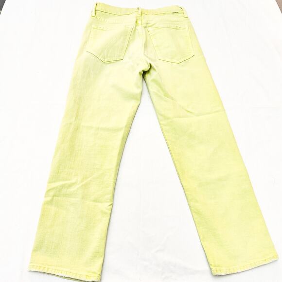 Mother Superior The Tomcat The Devil May Care Green Denim Jeans Size 27 - Picture 3 of 10